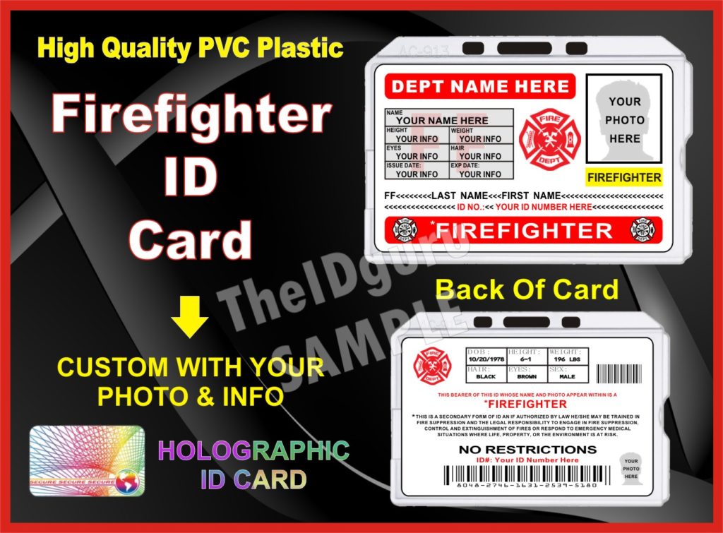 fake emt id card
