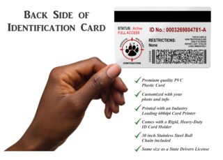 Private Military Contractor ID Card (PMC) Custom with your PHOTO and LOGO or Graphic - Image 5